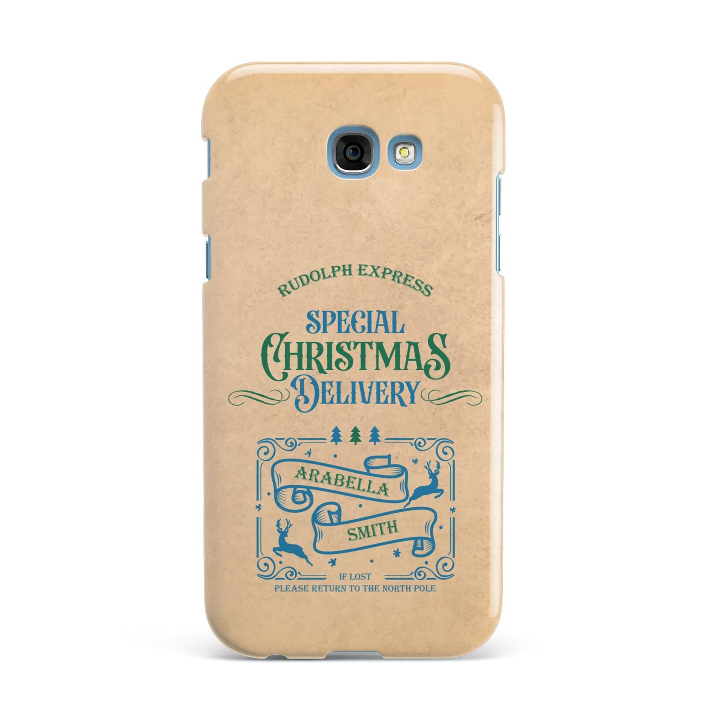 Special Christmas Delivery Personalised Samsung Galaxy A7 2017 Case
