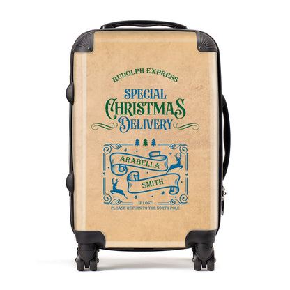 Special Christmas Delivery Personalised Suitcase