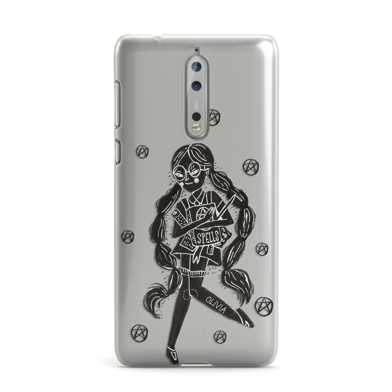 Spells Girl Halloween Personalised Nokia Case