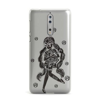 Spells Girl Halloween Personalised Nokia Case