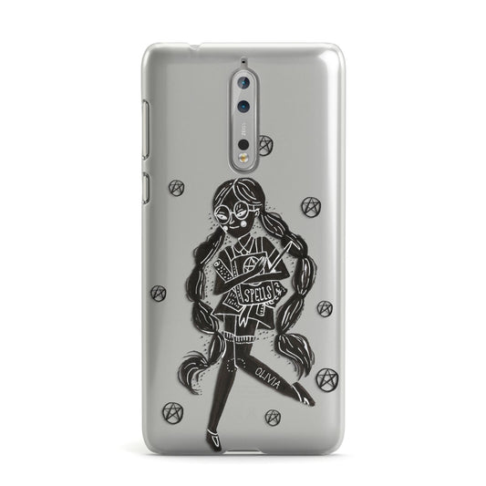 Spells Girl Halloween Personalised Nokia Case