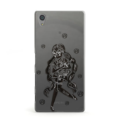 Spells Girl Halloween Personalised Sony Xperia Case