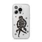 Spells Girl Halloween Personalised iPhone 14 Pro Clear Tough Case Silver