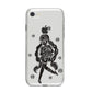Spells Girl Halloween Personalised iPhone 8 Bumper Case on Silver iPhone