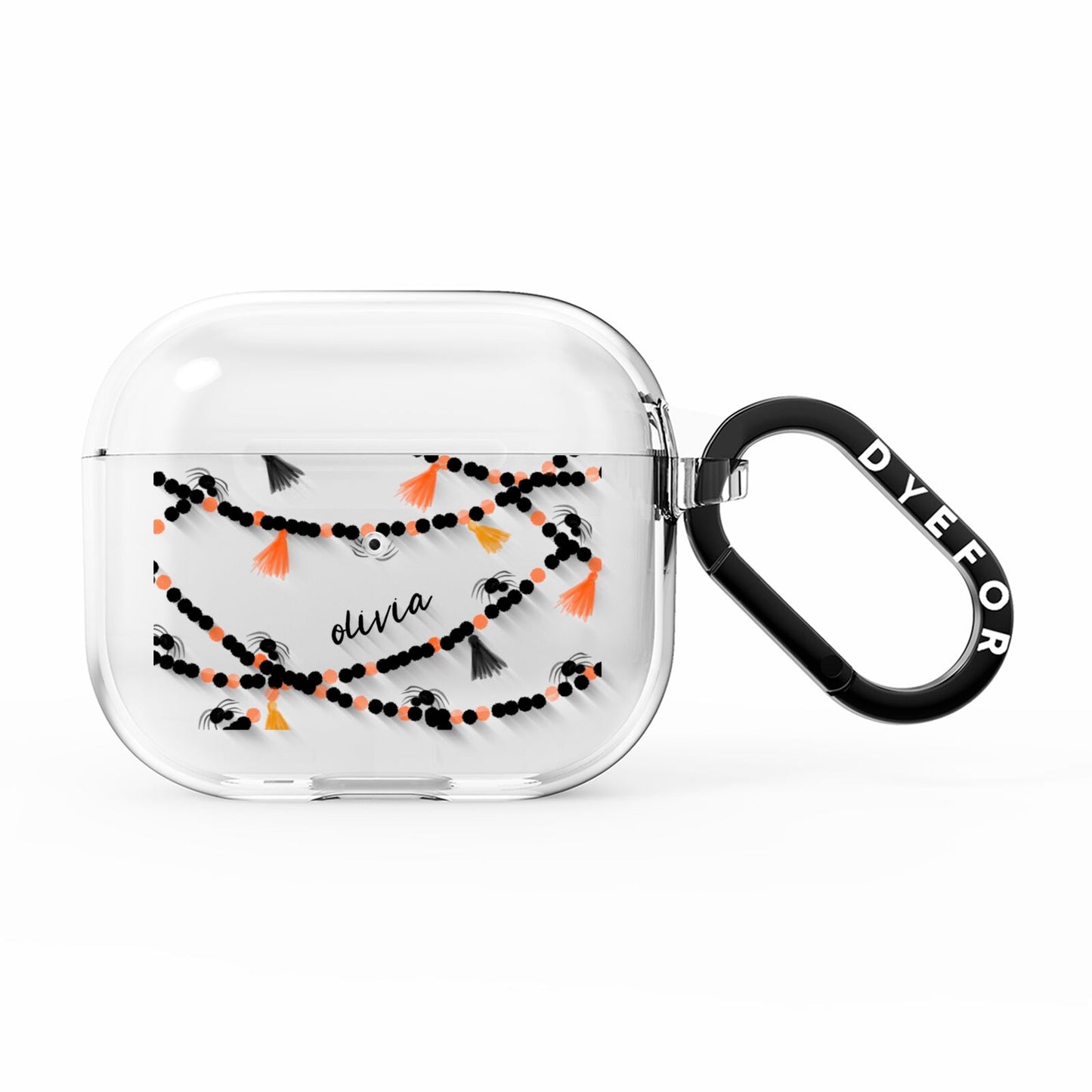 Spider Halloween AirPods Clear Case 3rd Gen