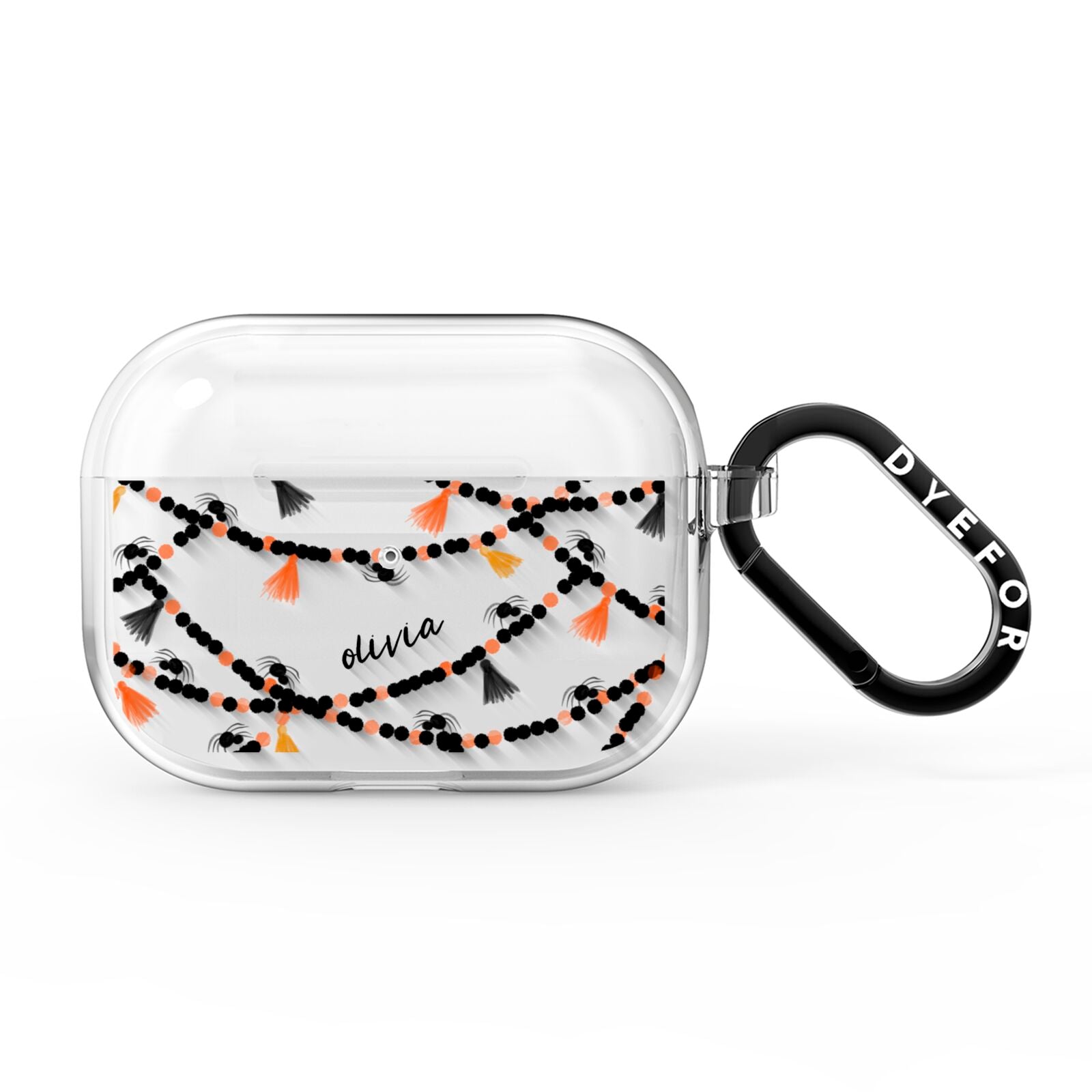 Spider Halloween AirPods Pro Clear Case