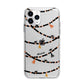 Spider Halloween Apple iPhone 11 Pro in Silver with Bumper Case