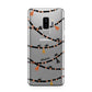 Spider Halloween Samsung Galaxy S9 Plus Case on Silver phone