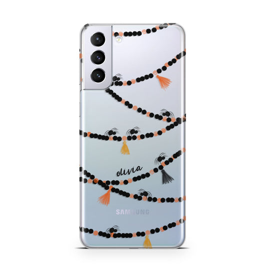 Spider Halloween Samsung S21 Plus Phone Case