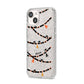Spider Halloween iPhone 14 Glitter Tough Case Starlight Angled Image