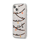 Spider Halloween iPhone 14 Plus Glitter Tough Case Starlight Angled Image