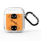 Spider Orange Personalised AirPods Glitter Case