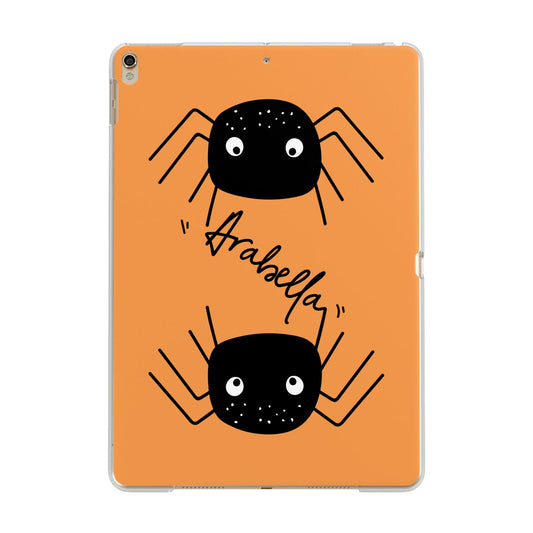 Spider Orange Personalised Apple iPad Gold Case