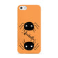 Spider Orange Personalised Apple iPhone 5 Case