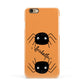 Spider Orange Personalised Apple iPhone 6 3D Snap Case
