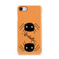 Spider Orange Personalised Apple iPhone 7 8 3D Snap Case