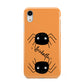 Spider Orange Personalised Apple iPhone XR White 3D Tough Case