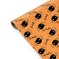 Spider Orange Personalised Personalised Gift Wrap