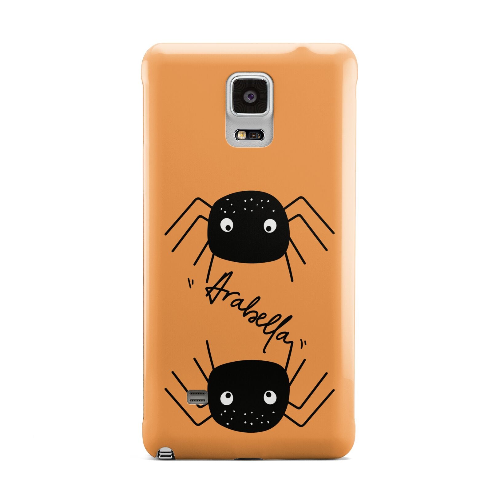 Spider Orange Personalised Samsung Galaxy Note 4 Case