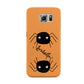 Spider Orange Personalised Samsung Galaxy S6 Case