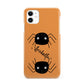 Spider Orange Personalised iPhone 11 3D Snap Case
