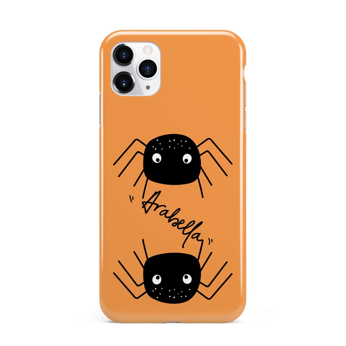 Spider Orange Personalised iPhone 11 Pro Max 3D Tough Case