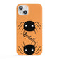 Spider Orange Personalised iPhone 13 Full Wrap 3D Snap Case