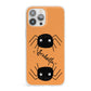 Spider Orange Personalised iPhone 13 Pro Max Clear Bumper Case