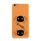 Spider Orange Personalised iPhone 6 Plus 3D Snap Case on Gold Phone