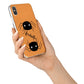 Spider Orange Personalised iPhone X Bumper Case on Silver iPhone Alternative Image 2