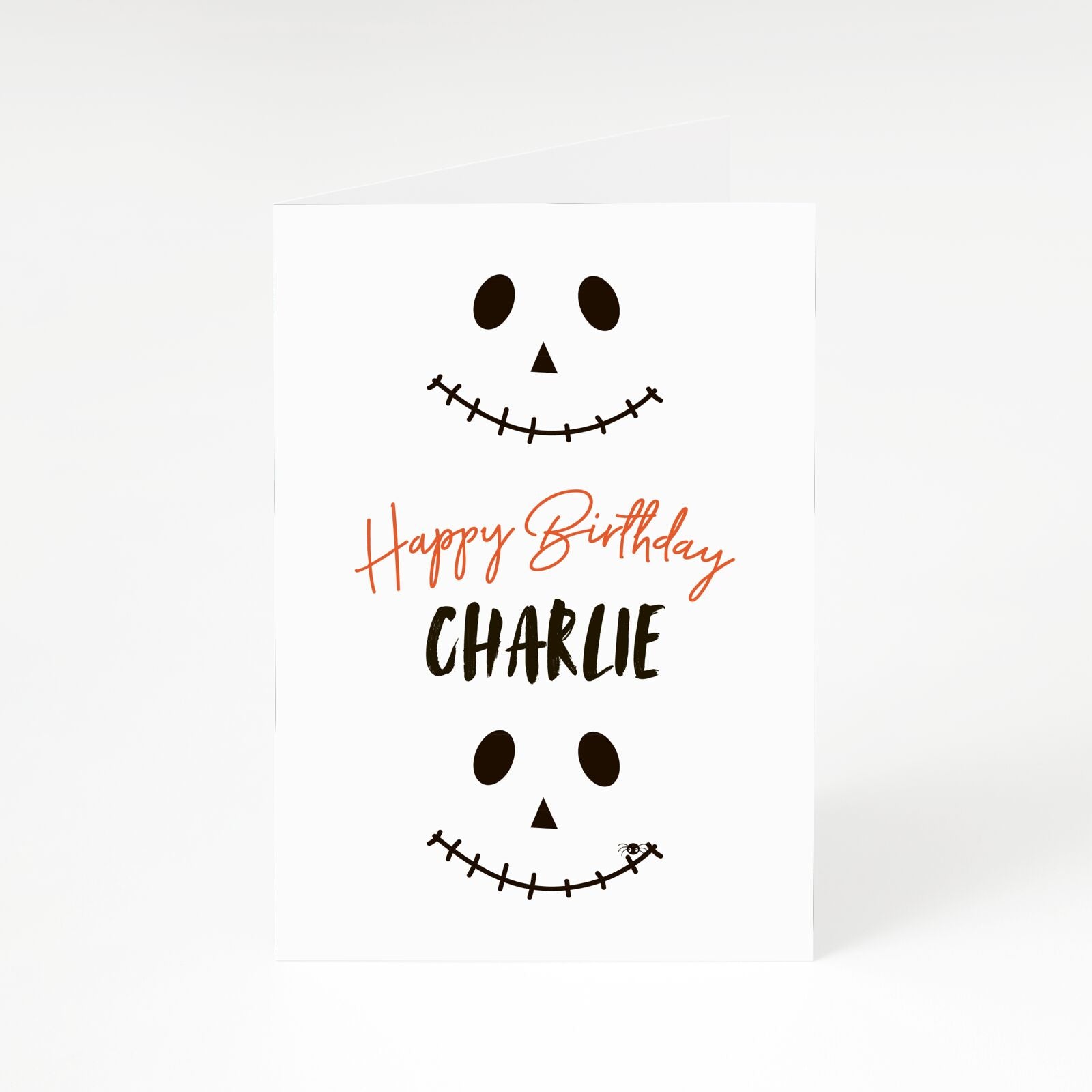 Spooktacular Birthday Personalised A5 Greetings Card