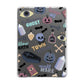 Spooky Blue Illustrations and Catchphrases Apple iPad Grey Case