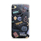 Spooky Blue Illustrations and Catchphrases Samsung Galaxy J1 2016 Case