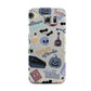 Spooky Blue Illustrations and Catchphrases Samsung Galaxy S6 Case