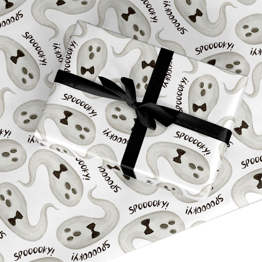 Spooky Ghost Custom Wrapping Paper