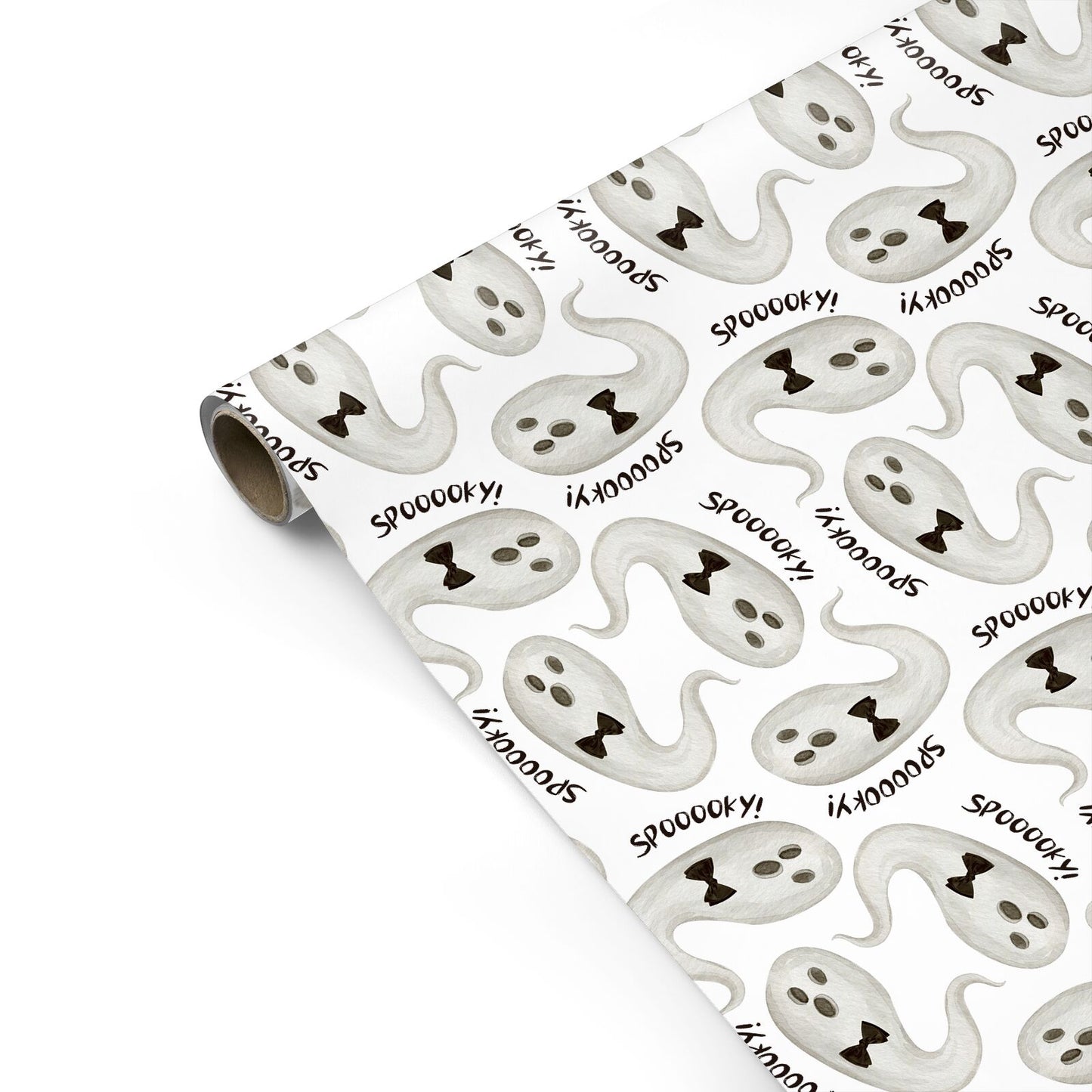 Spooky Ghost Personalised Gift Wrap