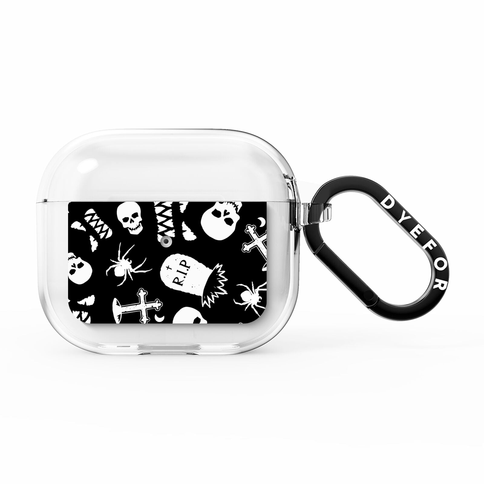Spooky Illustrations AirPods Clear Case 3rd Gen