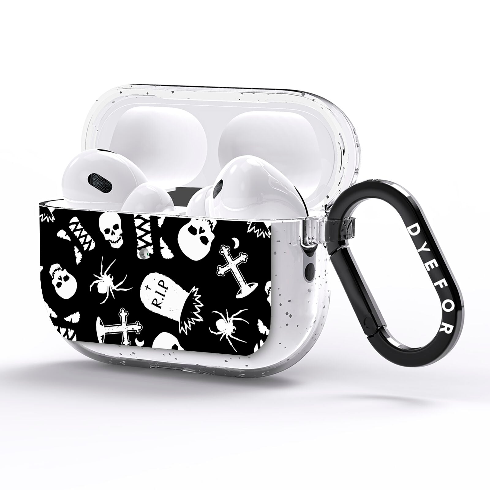Spooky Illustrations AirPods Pro Glitter Case Side Image