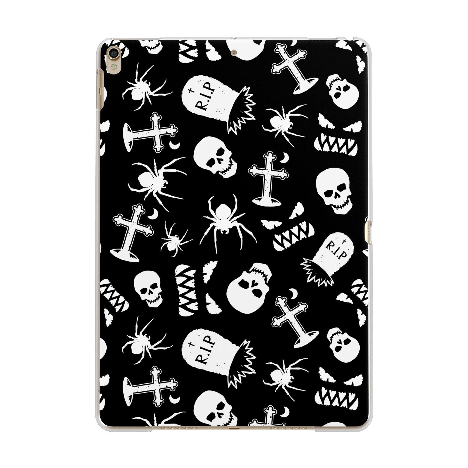 Spooky Illustrations Apple iPad Gold Case