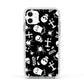 Spooky Illustrations Apple iPhone 11 in White with White Impact Case