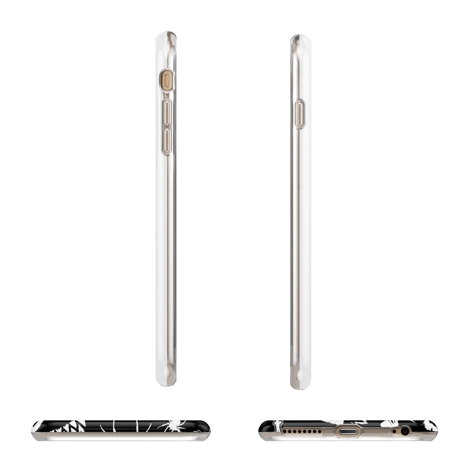 Spooky Illustrations Apple iPhone 6 Plus 3D Wrap Tough Case Alternative Image Angles