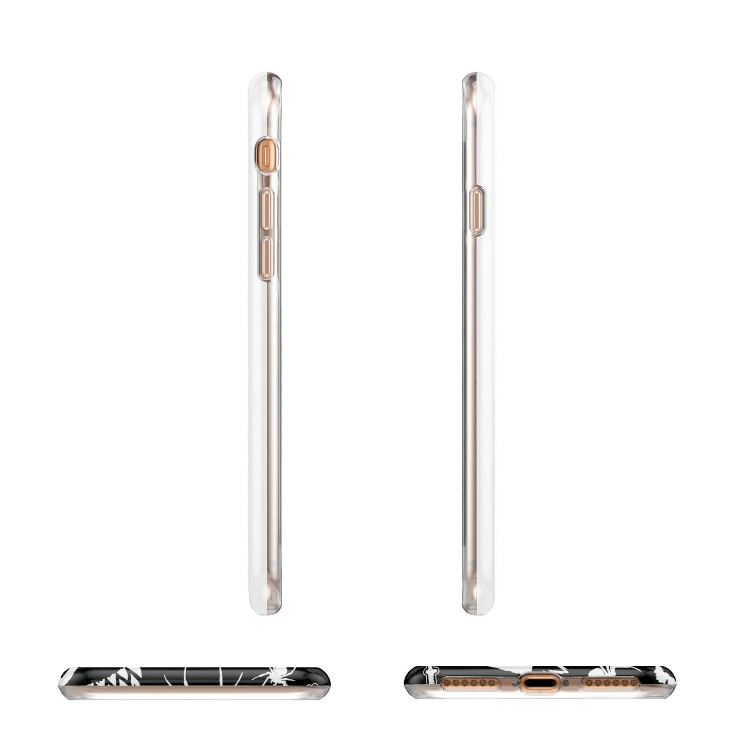 Spooky Illustrations Apple iPhone 7 8 3D Wrap Tough Case Alternative Image Angles