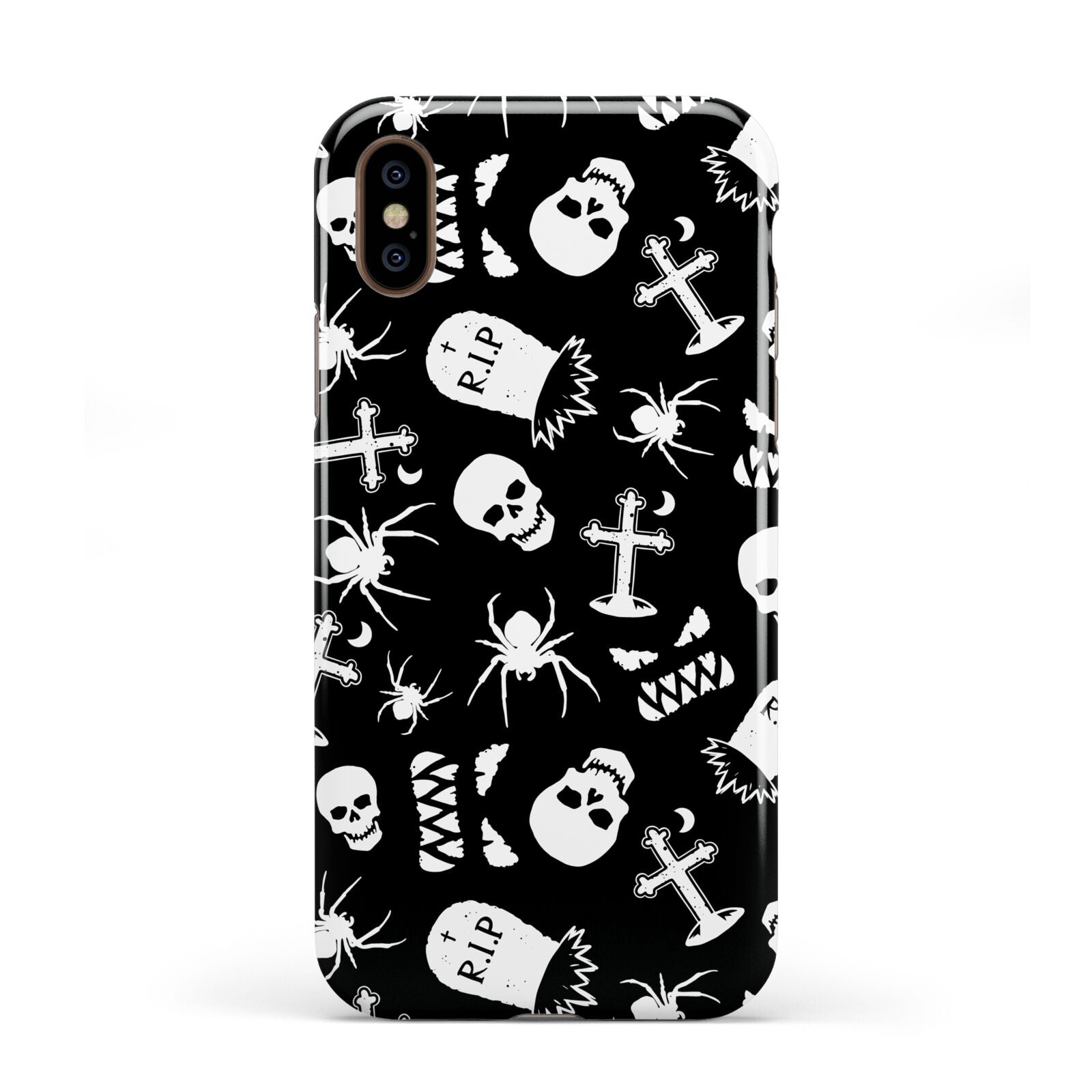 Spooky Illustrations Apple iPhone XS 3D Tough