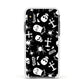 Spooky Illustrations Apple iPhone Xs Impact Case White Edge on Black Phone