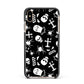 Spooky Illustrations Apple iPhone Xs Max Impact Case Black Edge on Gold Phone