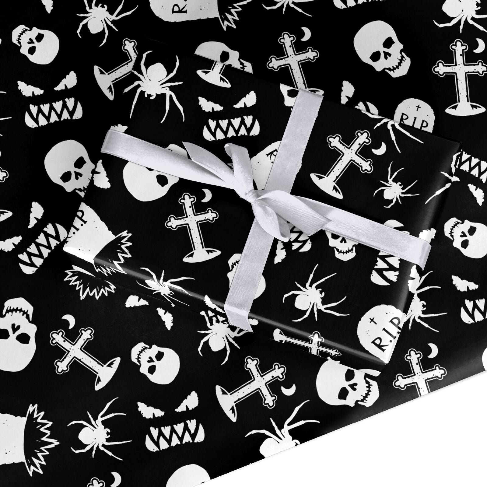 Spooky Illustrations Custom Wrapping Paper