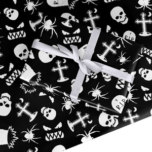 Spooky Illustrations Wrapping Paper
