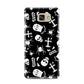 Spooky Illustrations Samsung Galaxy A9 2016 Case on gold phone