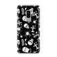 Spooky Illustrations Samsung Galaxy S9 Plus Case on Silver phone