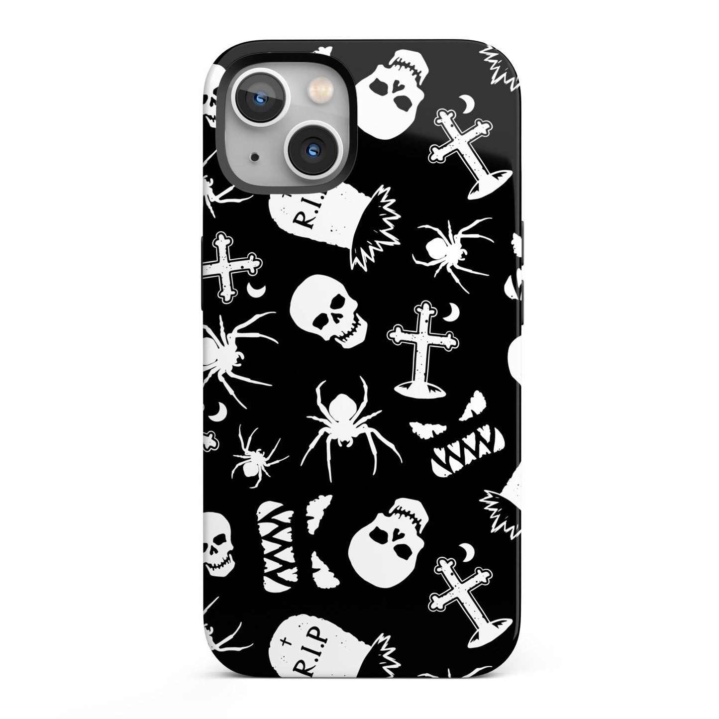 Spooky Illustrations iPhone 13 Full Wrap 3D Tough Case